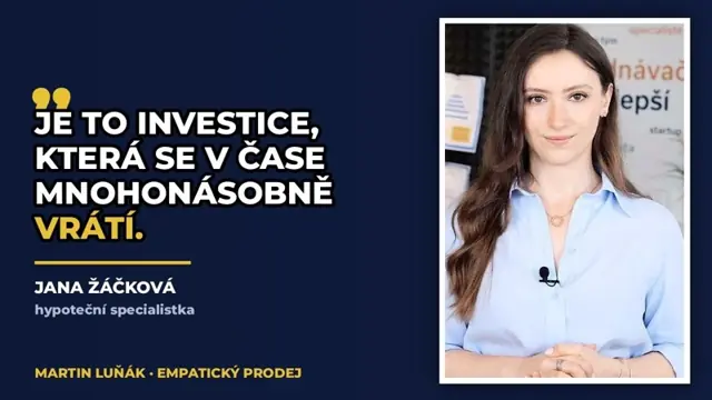 Videoreference: Jana Žáčková